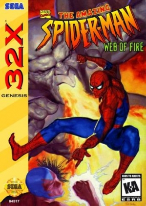 Cover Amazing Spider-Man, The Web of Fire for Sega 32X